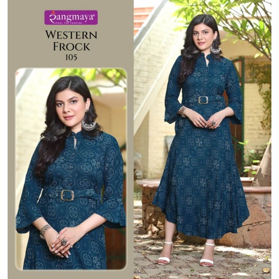 RANGMAYA KURTI WESTERN FROCK 