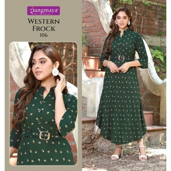 RANGMAYA KURTI WESTERN FROCK 