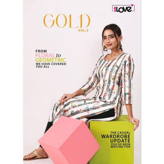 1LOVE KURTI GOLD VOL 5