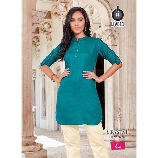 live 11 kurti  Crystal