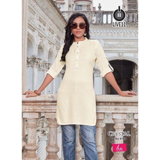 live 11 kurti  Crystal