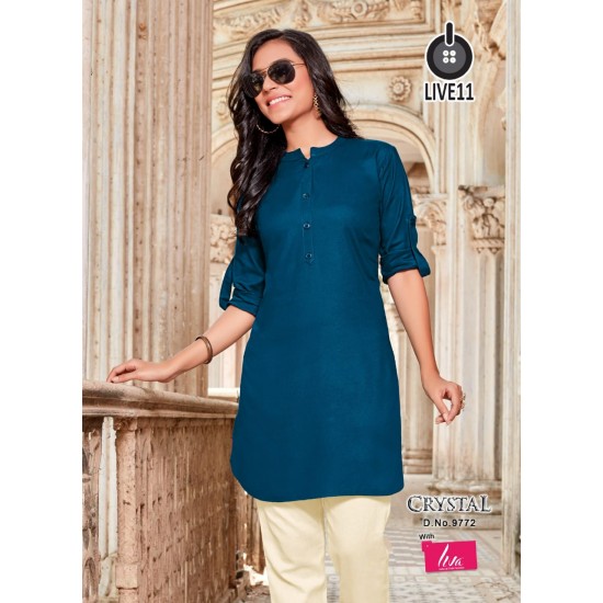 live 11 kurti  Crystal