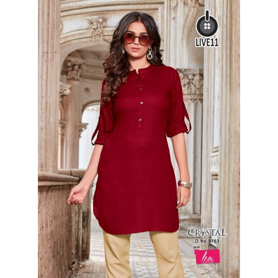 live 11 kurti  Crystal