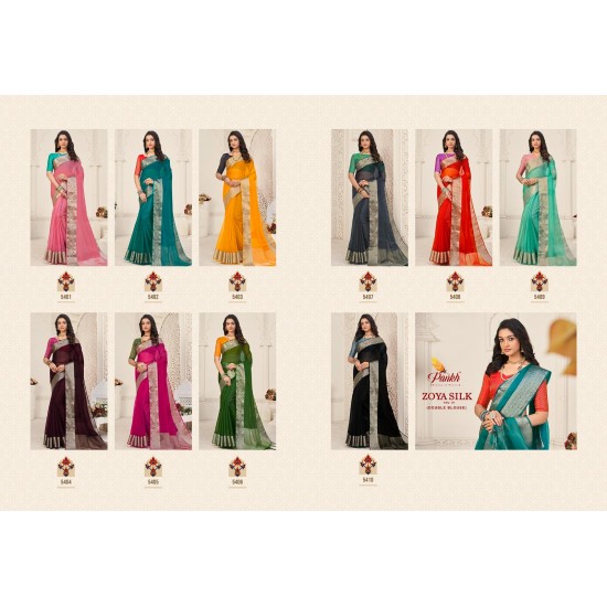 Pankh sarees Zoya silk