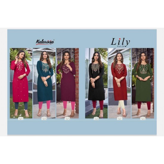 Kalaroop kurti Lily 24