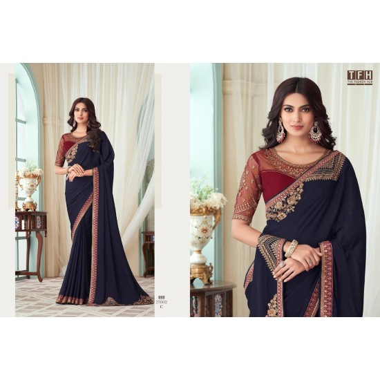 TFH SAREES SILVER SCREEN