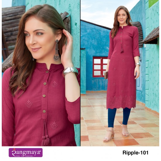 RANGMAYA KURTI RIPPLE