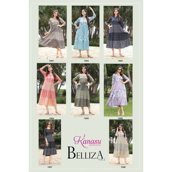 KANASU KURTI BELLIZA VOL-2