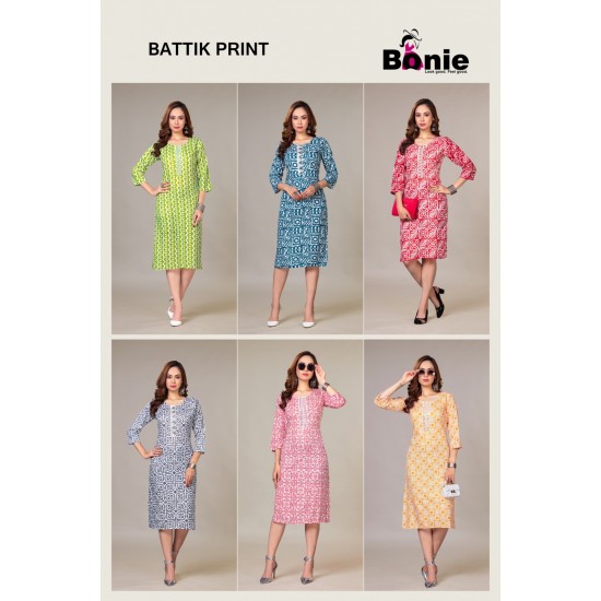 BONIE KURTI BATTIK PRINT