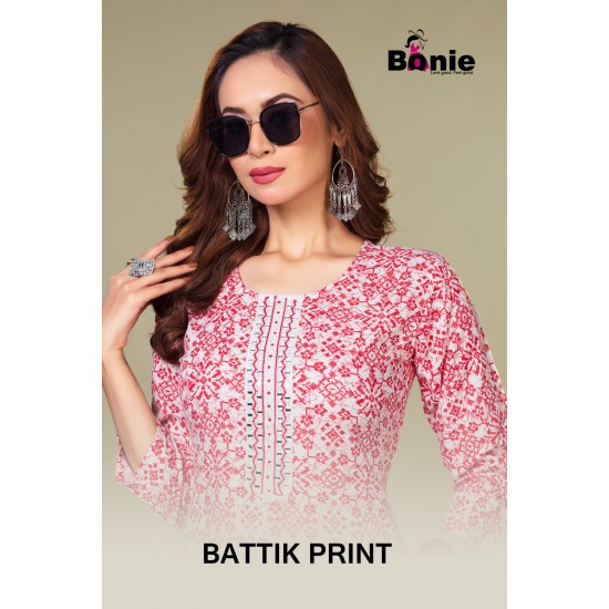 BONIE KURTI BATTIK PRINT