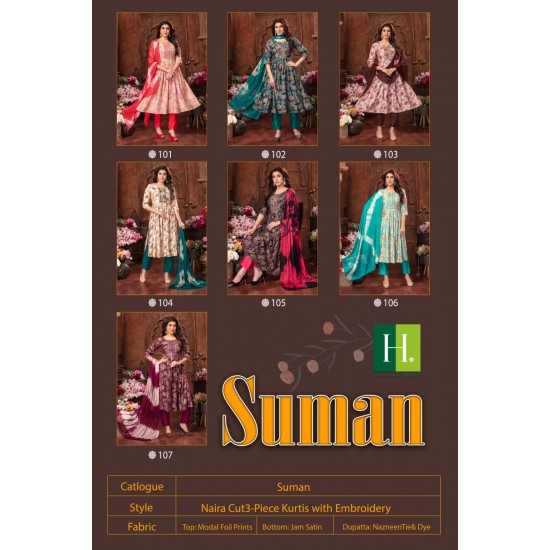 HIRWA KURTI SUMAN