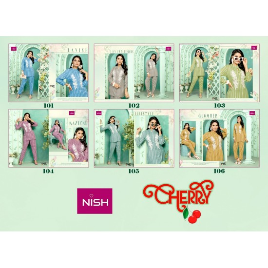 NISH KURTI CHERRY