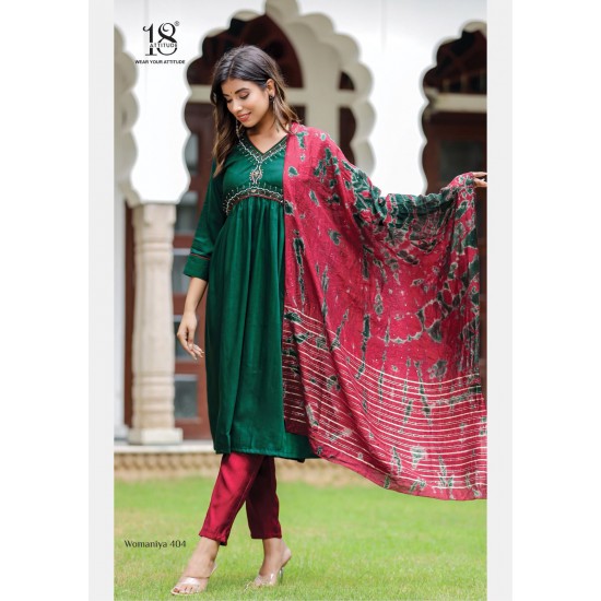 18 ATTITUDE KURTI WOMANIYA VOL.04