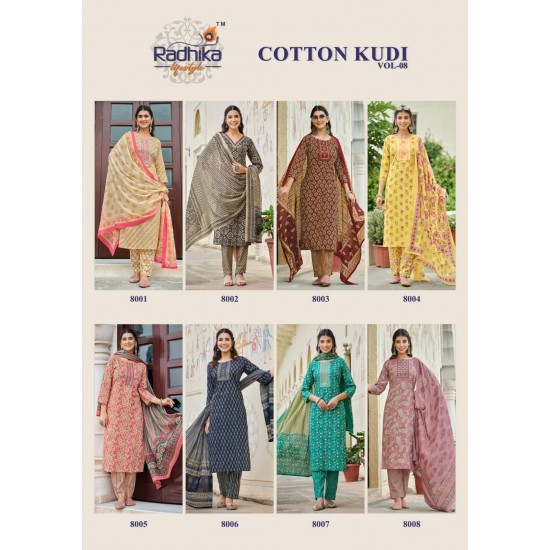 RADHIKA lifestyle cotton kudi vol 8