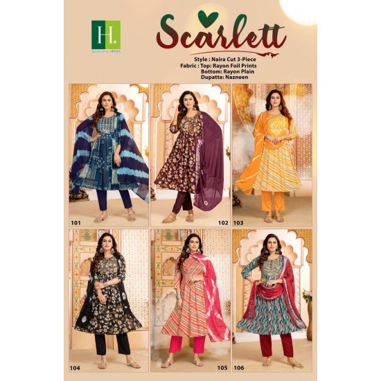 HIRWA KURTI SCARLELTT