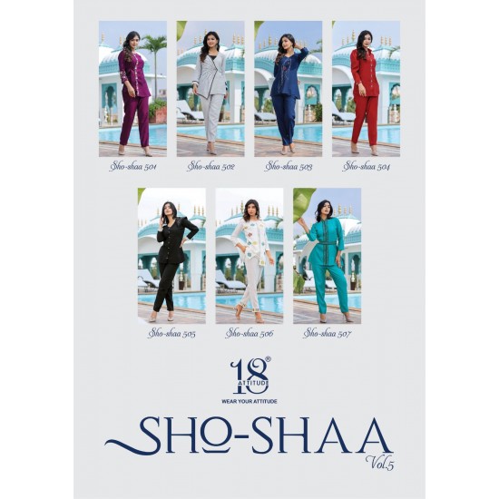 18 ATTITUDE KURTI SHO-SHAA VOL.05