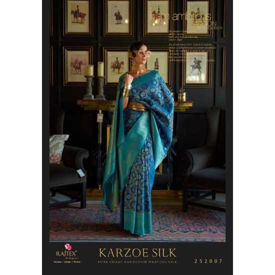 RAJTEX SAREES KARZOE SILK