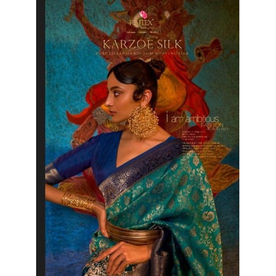 RAJTEX SAREES KARZOE SILK