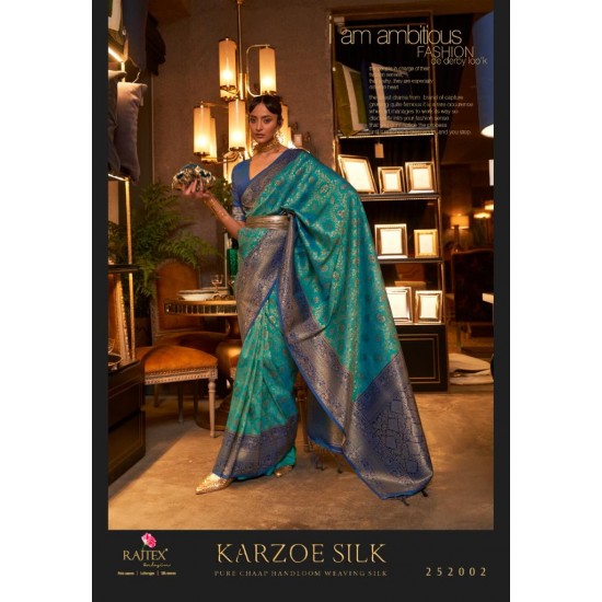 RAJTEX SAREES KARZOE SILK