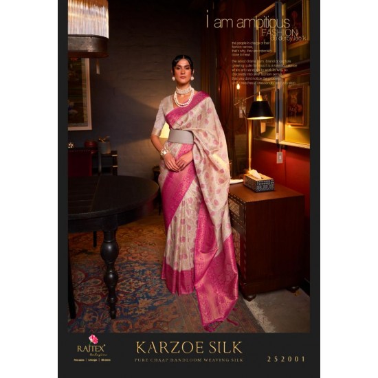 RAJTEX SAREES KARZOE SILK