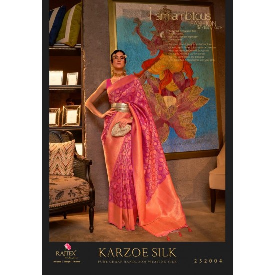 RAJTEX SAREES KARZOE SILK