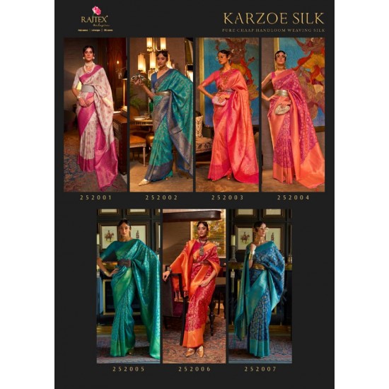 RAJTEX SAREES KARZOE SILK