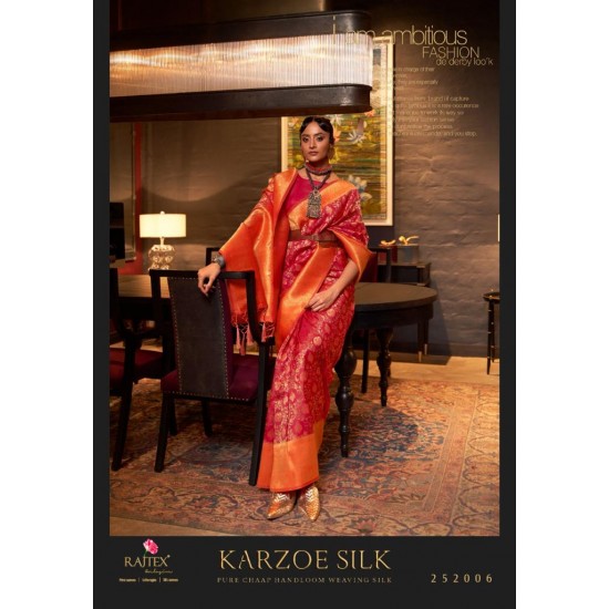 RAJTEX SAREES KARZOE SILK