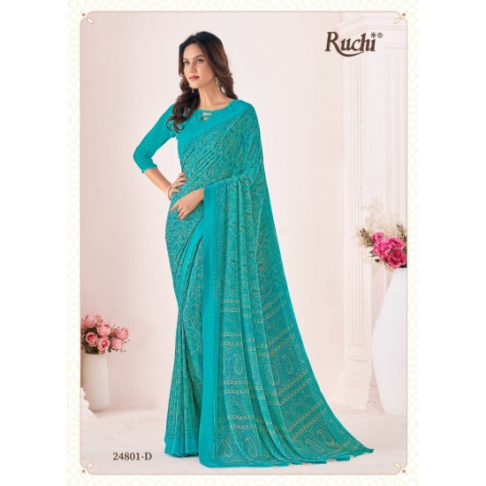 RUCHI SAREES RAGAA GEORGETTE VOL-6