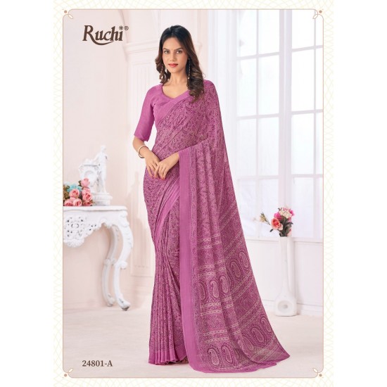 RUCHI SAREES RAGAA GEORGETTE VOL-6