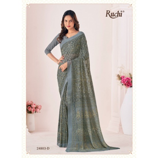 RUCHI SAREES RAGAA GEORGETTE VOL-6