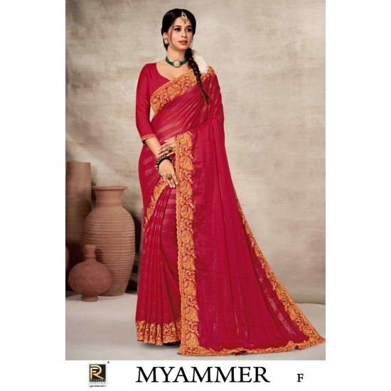 RONISA SAREES MYAMMER 