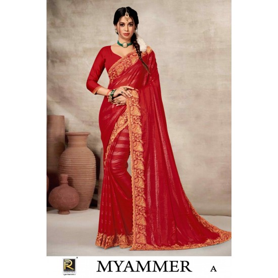 RONISA SAREES MYAMMER 