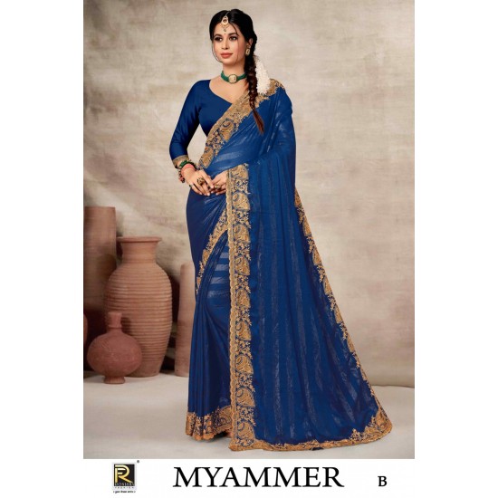 RONISA SAREES MYAMMER 