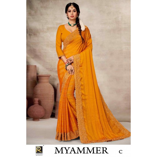 RONISA SAREES MYAMMER 