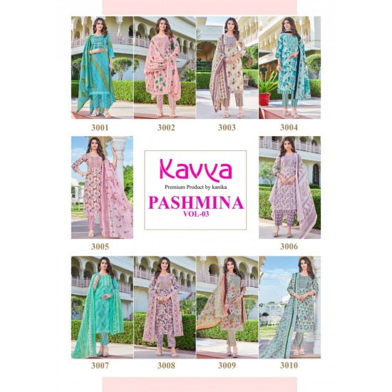 KAVYA KURTI PASHMINA vol 3