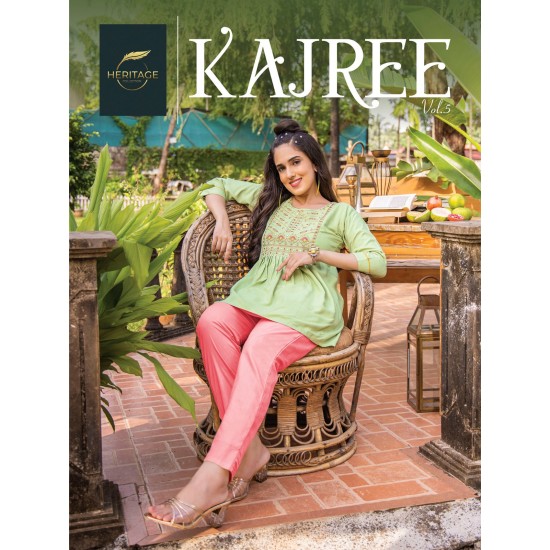 HERITAGE KURTI KAJREE VOL-5