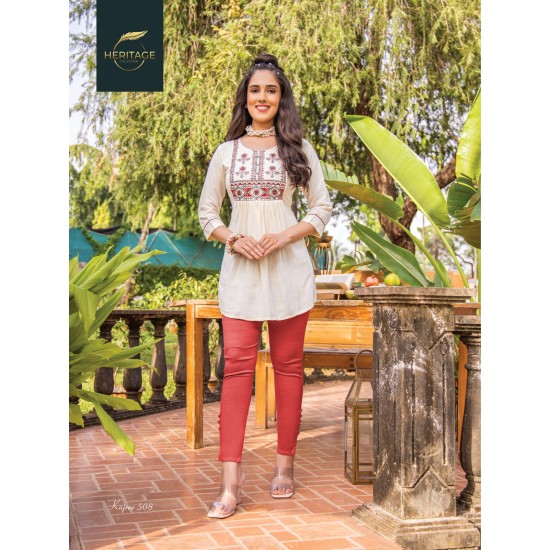 HERITAGE KURTI KAJREE VOL-5