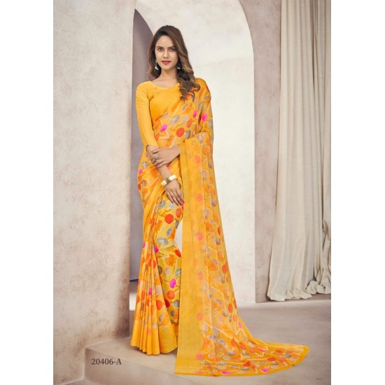 RUCHI SAREES Star Chiffon - 88