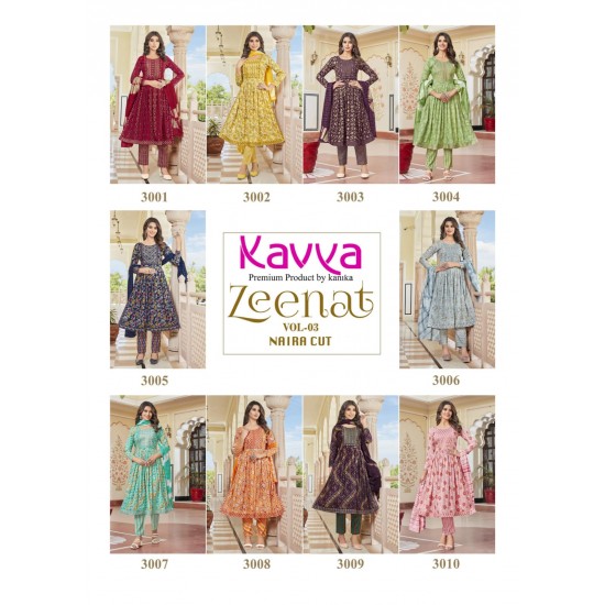 KAVYA KURTI ZEENAT VOL 3