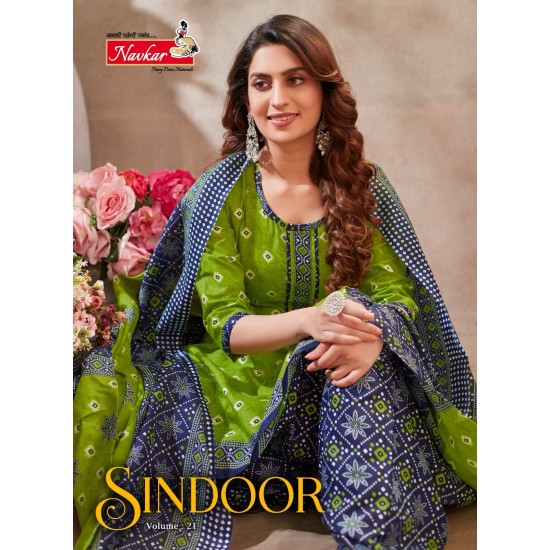 NAVKAR KURTI SINDOOR 21