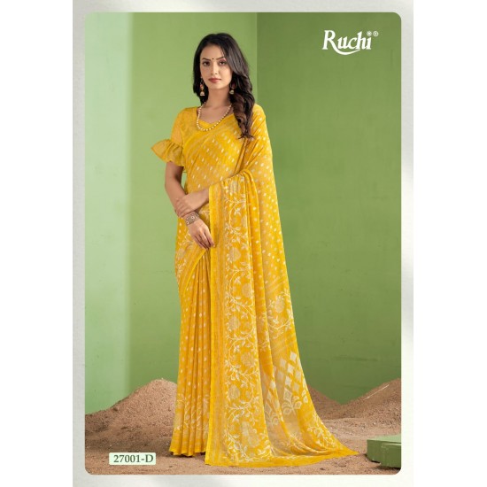 RUCHI SAREES Star Chiffon 138 