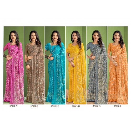 RUCHI SAREES Star Chiffon 138 