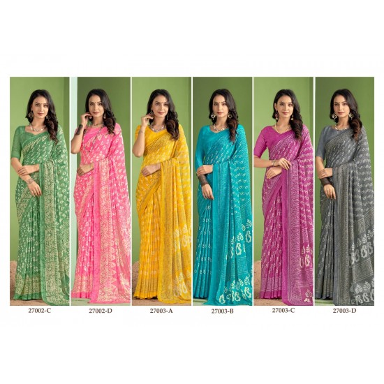 RUCHI SAREES Star Chiffon 138 