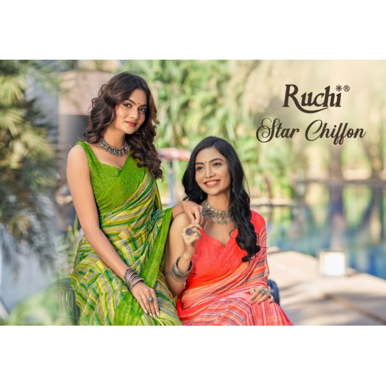 RUCHI SAREES STAR CHIFFON 98TH EDITION 