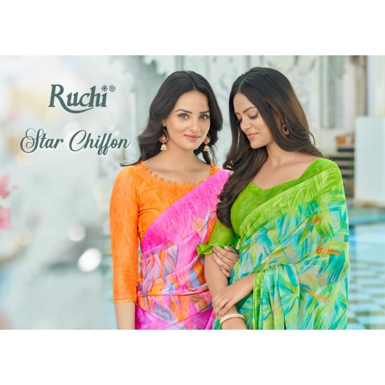 RUCHI SAREES STAR CHIFFON 122ND EDITION