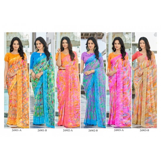 RUCHI SAREES STAR CHIFFON 122ND EDITION