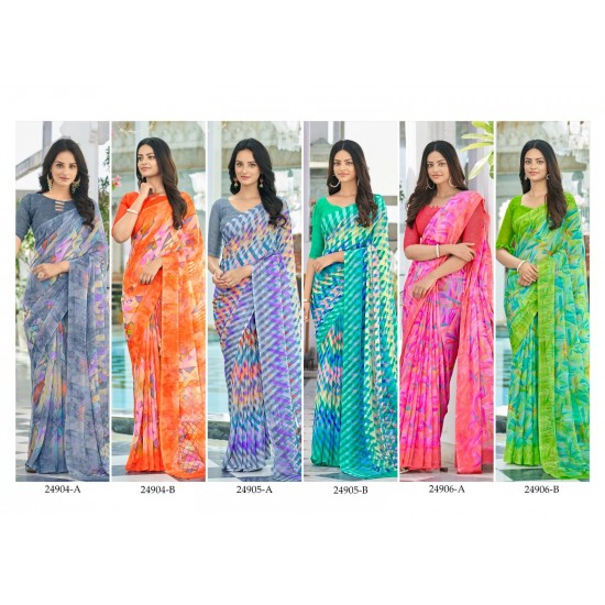 RUCHI SAREES STAR CHIFFON 122ND EDITION