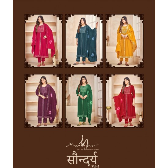 Mayur kurti Saundarya vol 2 3XL TO 5XL