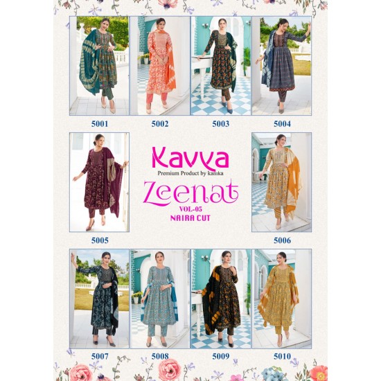 KAVYA KURTI ZEENAT VOL 5