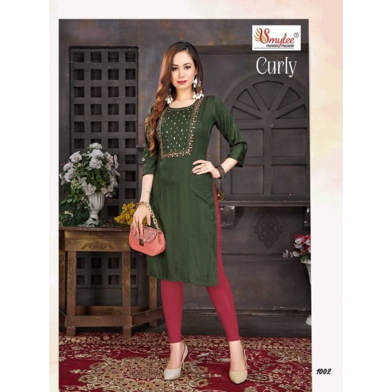 SMYLEE KURTI CURLY